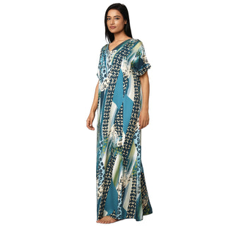 SCR 460043 - Satin Nighty Regular -Blue