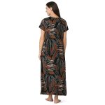Rayon Nighty Regular  Black - Image 4