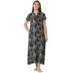 Cotton Nighty Regular Black