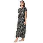 Cotton Nighty Regular Black - Image 2