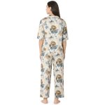 SCH 10770 - Rayon Night Suit Regular Blue - Image 4