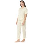 SCH 10808 - Cotton Night Suit Regular Yellow - Image 2