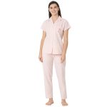 SCH 10809 - Cotton Night Suit Regular Peach
