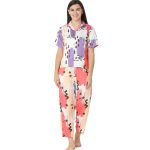 SCH 10815 - Rayon Night Suit Regular Pink
