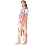SCH 10815 - Rayon Night Suit Regular Pink - Image 2