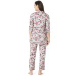 SCR 10784 - Rayon Night Suit Regular Pink - Image 4