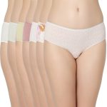6976 - Cotton Hipster Panties Pack Of 7 Multicolor