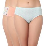 7067 - Vibrant Glow Cotton Pack Of 3 Hipster Panties