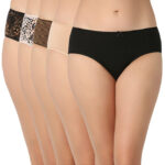 Cotton Printed Pack Of 5 Hipster Panties