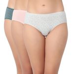 7145 - Elegant Ease Cotton Pack Of 3 Hipster Panties