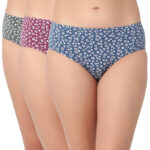 Cotton Printed Pack Of 3 Hipster Panties