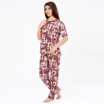 R CS 19735 - Trendy Alphabet Chic Mauve Set - Image 4