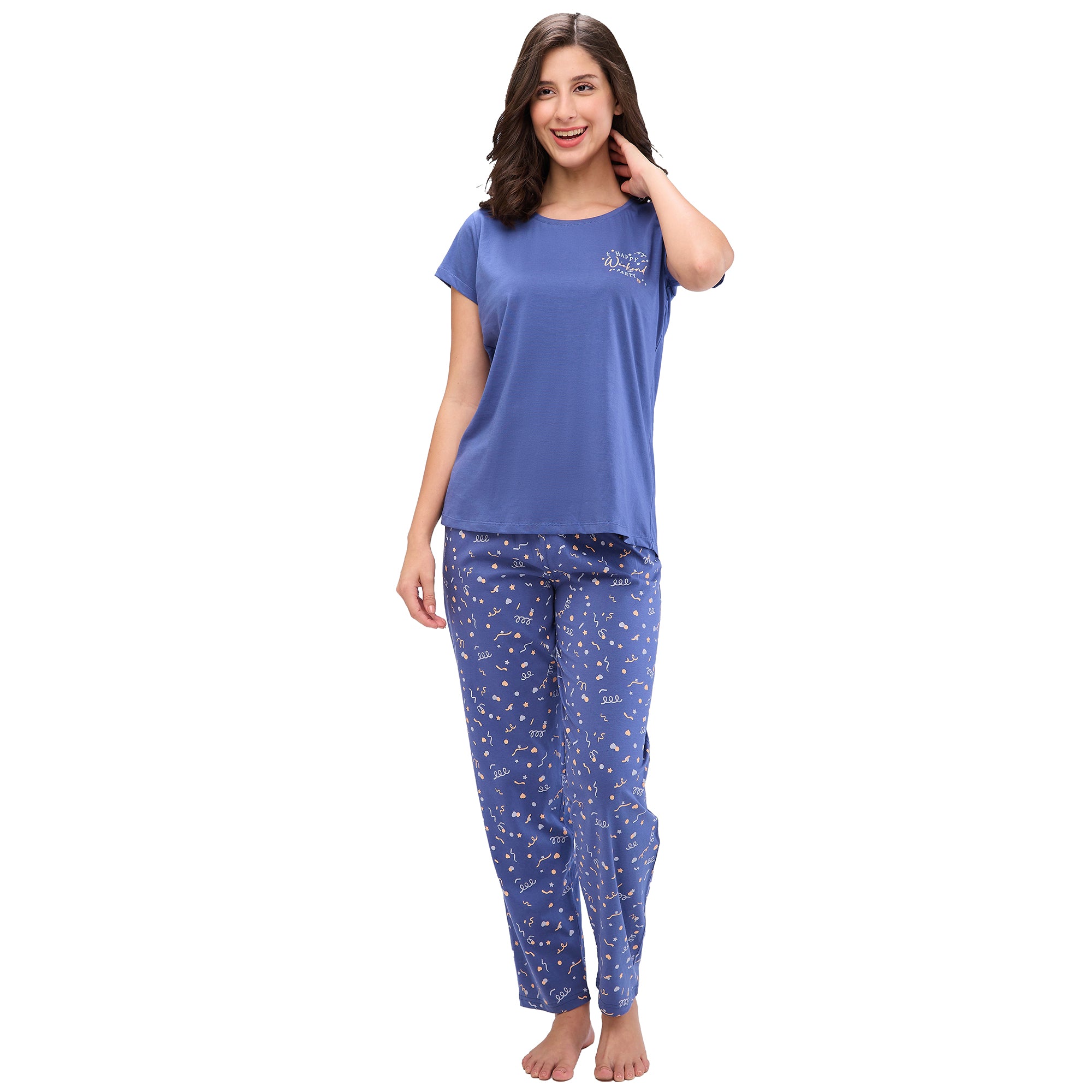 R-pj-19445-1 R-PJ-19445 Regular Night Suit Regular