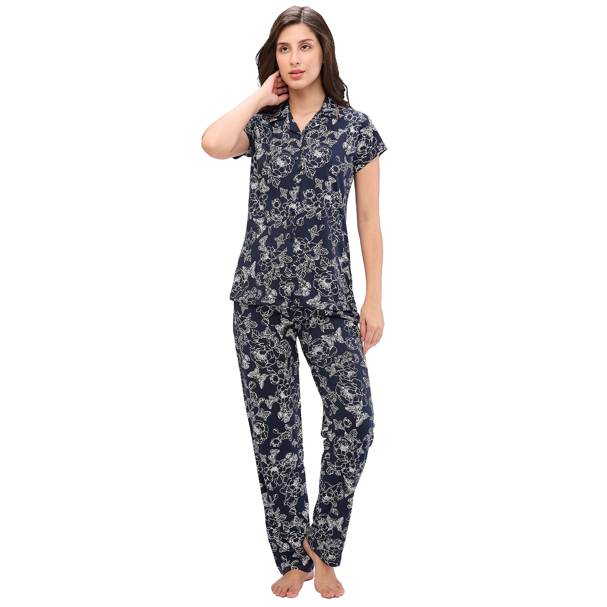 R-pj-19453-1 R-PJ-19453 Regular Night Suit Regular