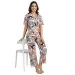 SCR 10805 - Premium Peach Cotton Night Suit Set