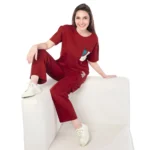 SCS 24039 - Confident Red Co-ord Set