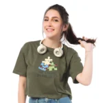 SCT 24018 - Olive Mind Puzzle Tee