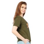 SRF 24071 -Olive Kitty Joy Tee - Image 4