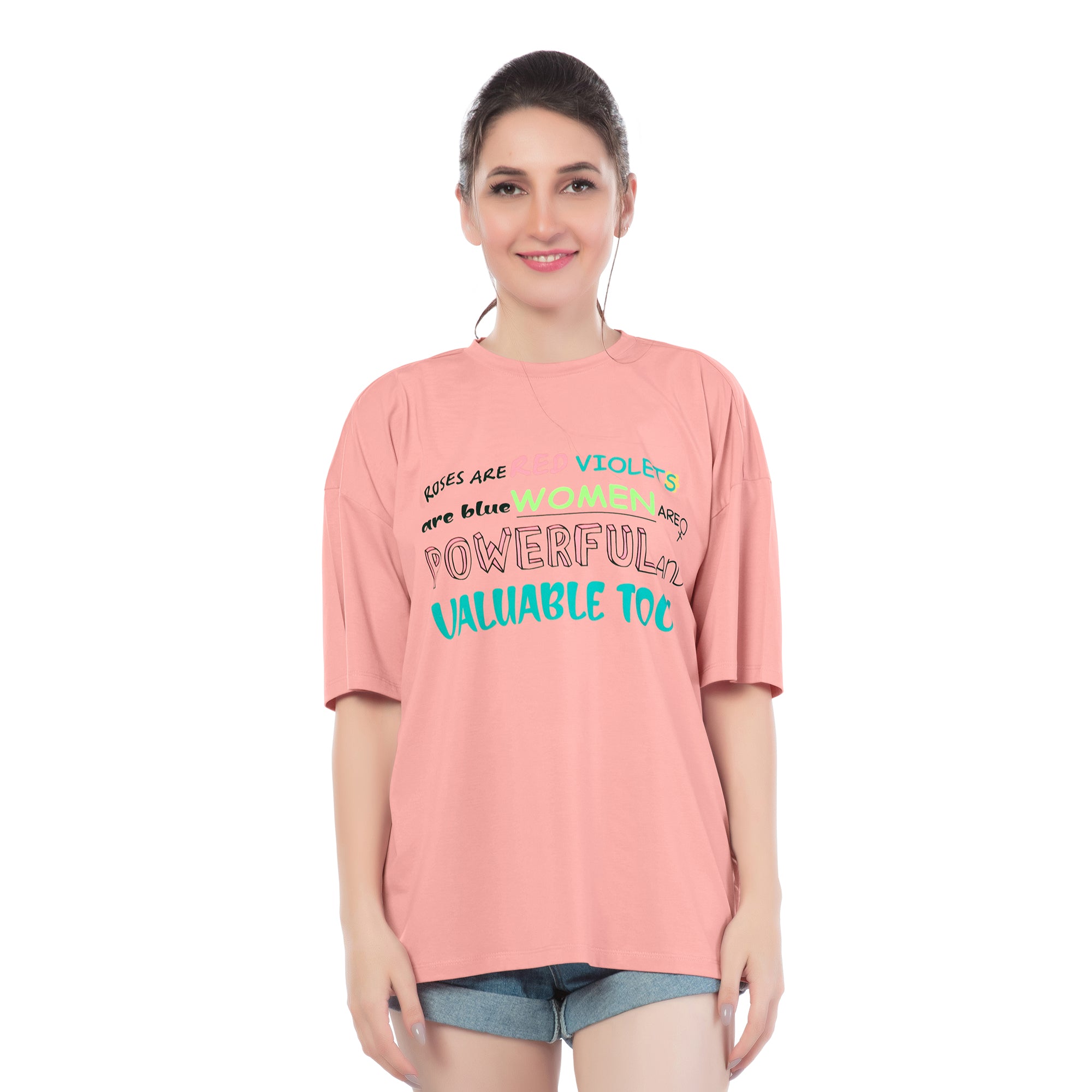 SOT-24069PEACH SOT 24069 - Peach Power Chic Tee - Image 1
