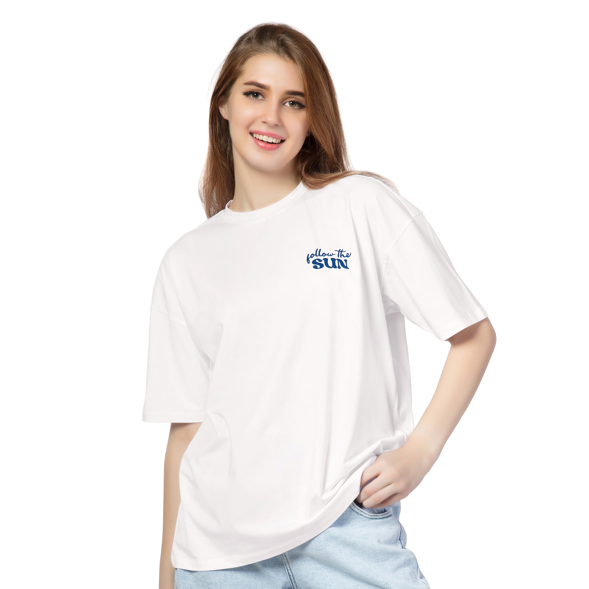 SOT-24074 SOT 24074 - Sunny Glow White Tee - Image 1
