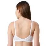 Soft-Plain Mold T-shirt Bra  White - Image 2
