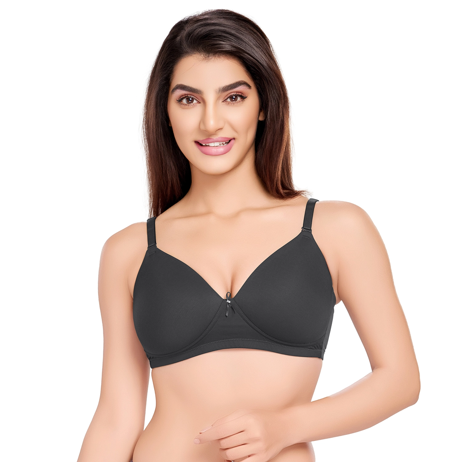 Juliet_1542 1231- Cotton Padded Wire Free T-Shirt Bra - Image 1