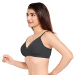 1231- Cotton Padded Wire Free T-Shirt Bra - Image 2