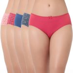7276 - Cotton Hipster Premium Panties Set Of 5 Stretchable Fabric