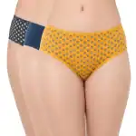 7334 - Pack of 3 Cotton Lycra Premium Hipster Panties