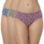 7377 - Pack of 3 Women’s Full-Coverage Midwaist Cotton Panties