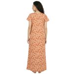 JSS 12069 - Printed Poly-Viscose Nighty for Women – Round Neck, Half Sleeves - Image 17