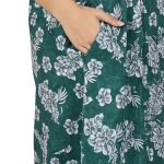 JSS 12089 - Printed Poly-Viscose Nighty for Women – Round Neck, Half Sleeves - Image 14