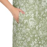 JSS 13002 - Printed Poly-Viscose Nighty for Women – Square Neck, Half Sleeves - Image 14