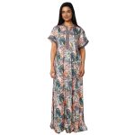 SCR 460042-Printed Rayon Half Sleeved Nighty - Image 2