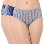 7462 – Cotton Hipster Premium Panties Set Of 5 Stretchable Fabric
