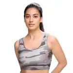 STY 03 - Camouflage Sports Bra with Removable Pads