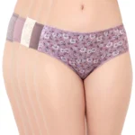 7460 – Cotton Hipster Premium Panties Set Of 5 Stretchable Fabric