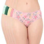7461 – Cotton Hipster Premium Panties Set Of 5 Stretchable Fabric