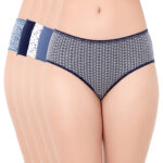 7532 – Cotton Hipster Premium Panties Set Of 5 Stretchable Fabric