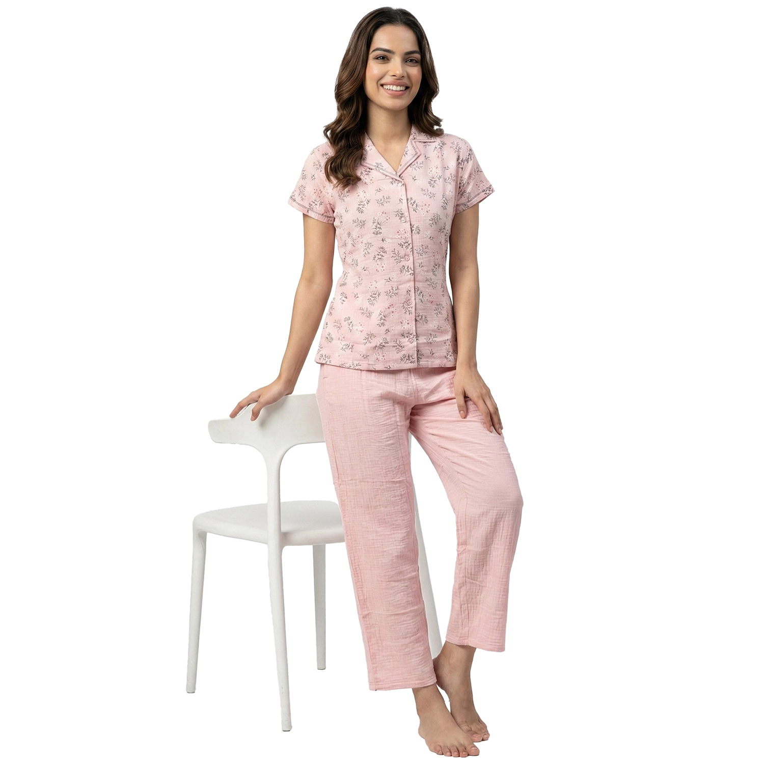 SC 10819 PH (4) SCR10819 - Premium Cotton Night Suit for Women - Image 1