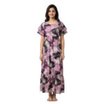 SCH 205-Printed Rayon Nighty Soft & Comfortable Sleepwear