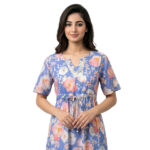 SCH 206-Printed Rayon Nighty Soft & Comfortable Sleepwear - Image 3