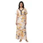SCH 177-Printed Rayon Nighty Soft & Comfortable Sleepwear