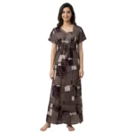 SCH 460811-Printed Rayon Nighty Soft & Comfortable Sleepwear