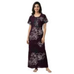 SCH460932-Printed Rayon Nighty Soft & Comfortable Sleepwear