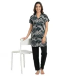 SCR10816 - Rayon Printed Night Suit Set