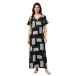 SCR 182-Printed Rayon Nighty Soft & Comfortable Sleepwear
