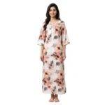 SCR 209-Printed Rayon Nighty Soft & Comfortable Sleepwear
