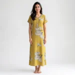 SCR470436-Alpine Printed Full Length Nighty Soft & Breathable