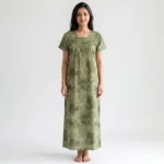 SCR470465-Alpine Printed Full Length Nighty Soft & Breathable